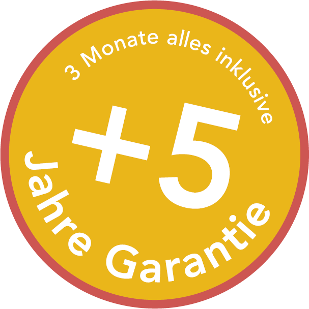 5 Jahre Garantie